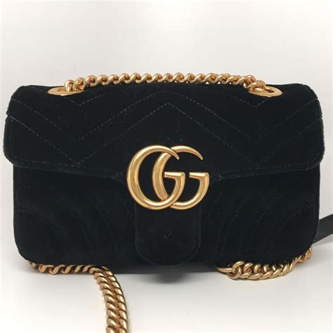 gucci velvet mini marmont|gucci marmont small price.